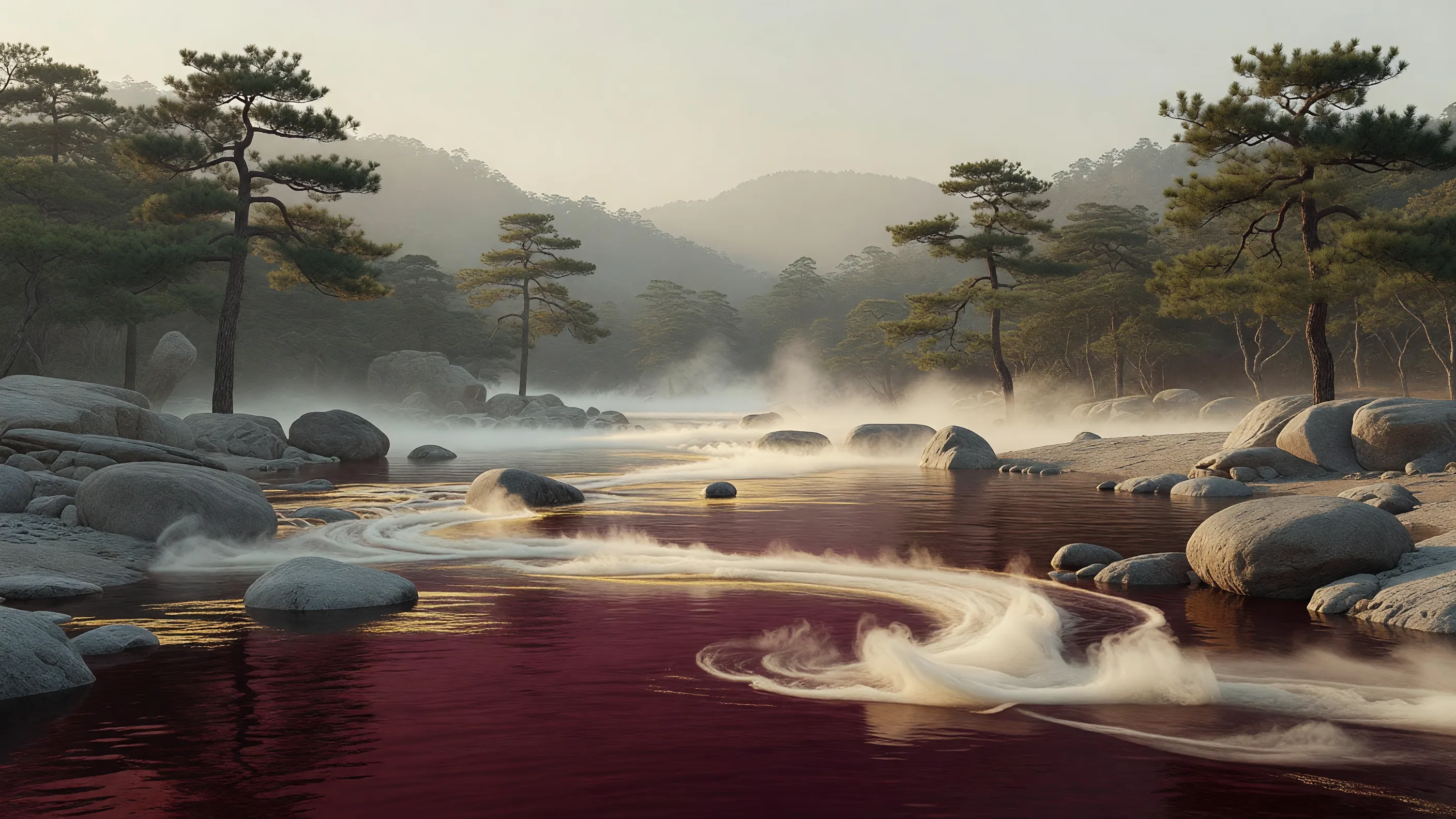 Cinematic River Dawn