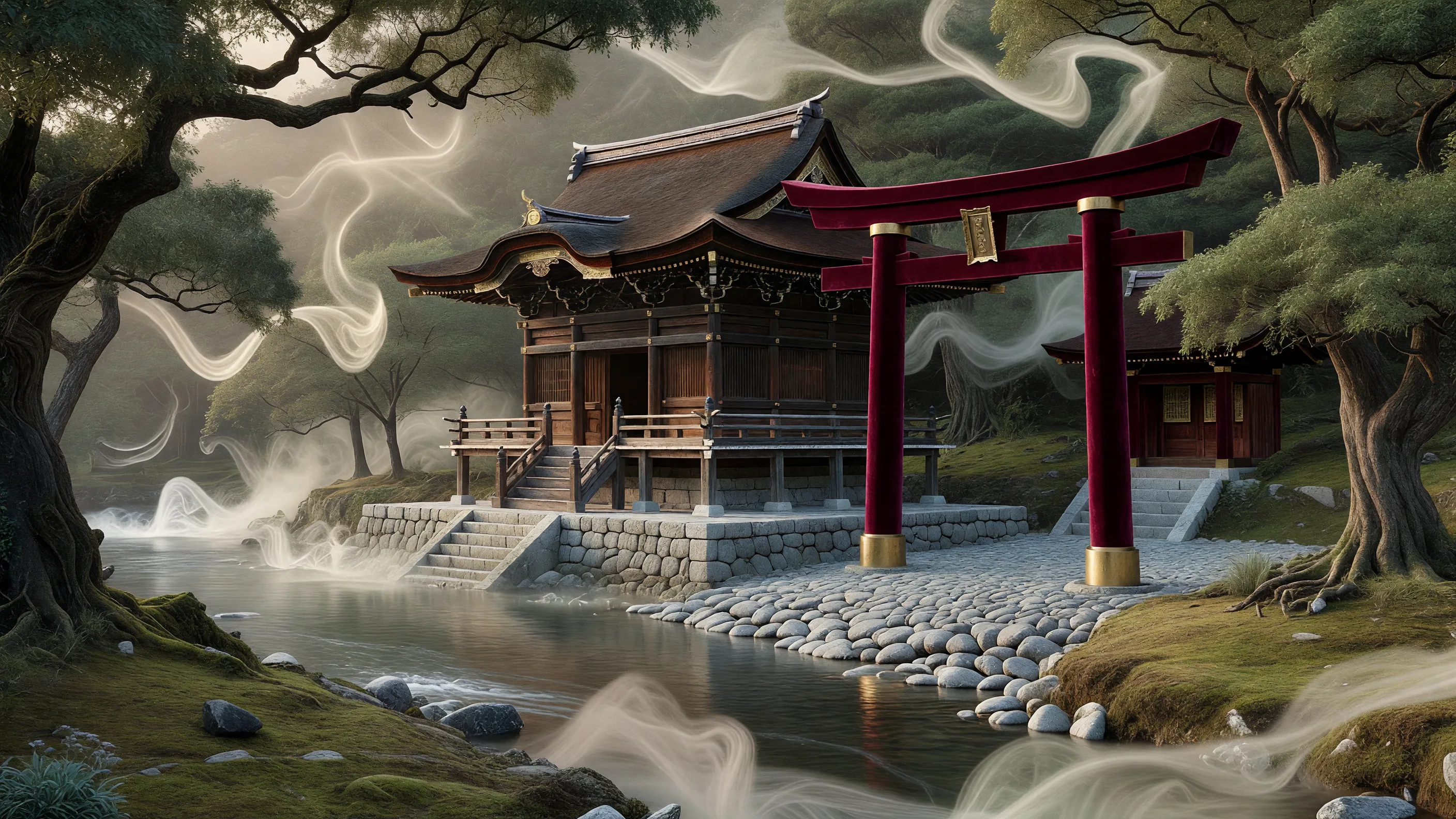 Ancient Shrine Riverside Heritage